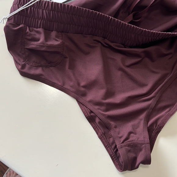 Johnny was Calme Set Elements Waist Short & Effect Tank Fig Purple Size XL - Picture 13 of 15